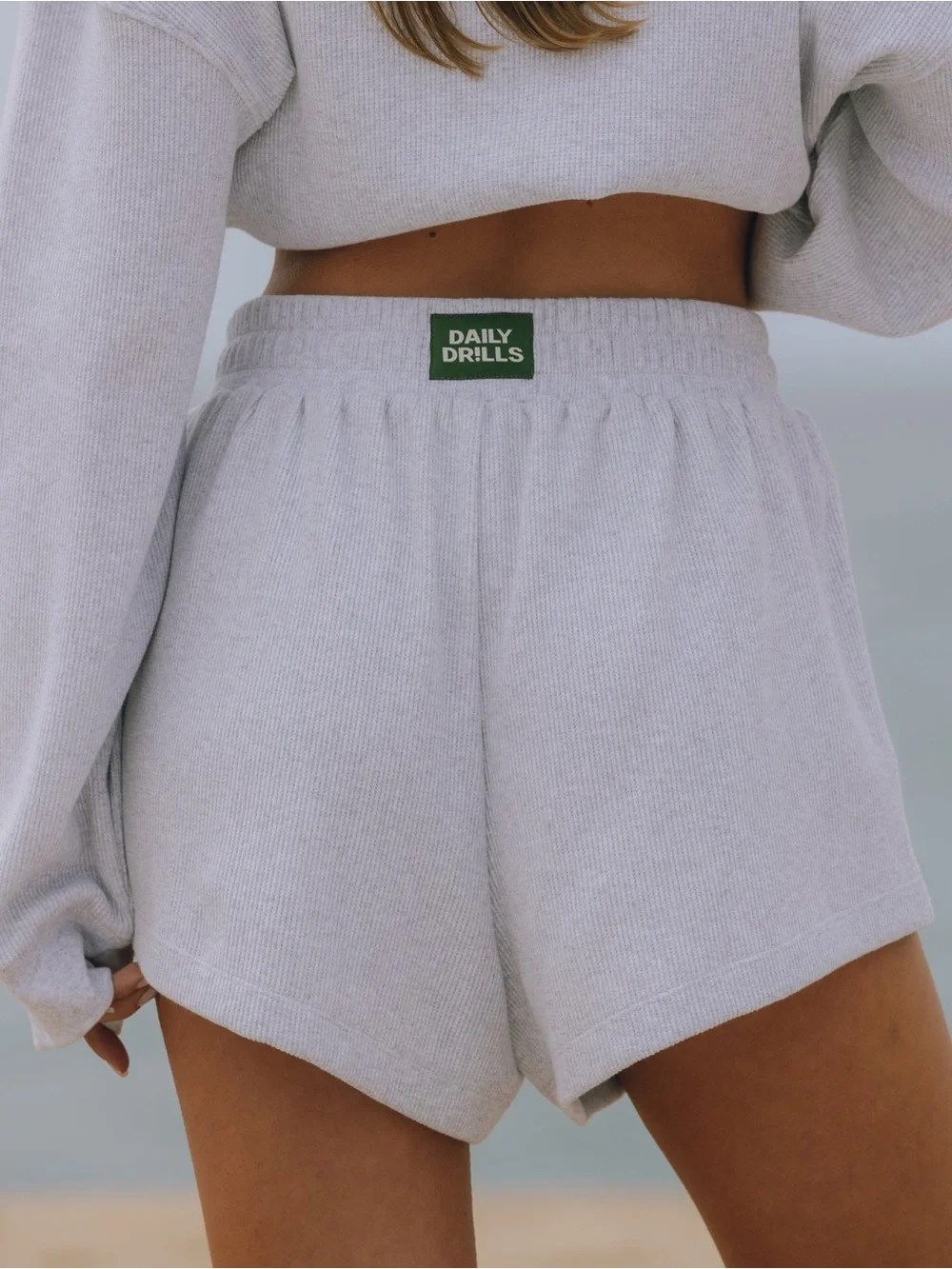 Daily Drills Thermal Resort Shorts - Light Grey
